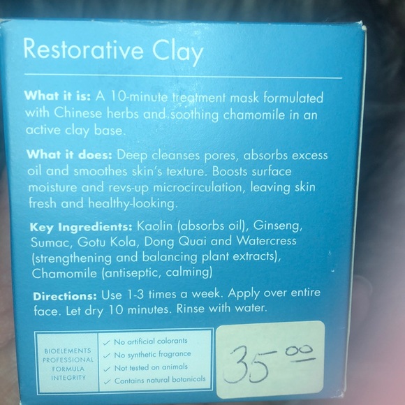 Bioelements restorative clay mask - Picture 2 of 4